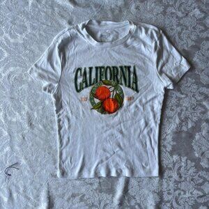 california oranges baby tee xs